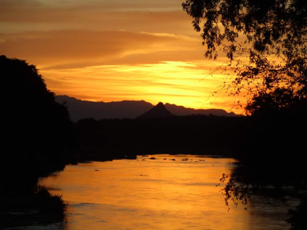 Olifants river sunset